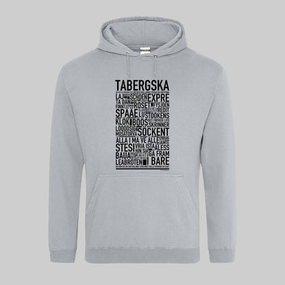 Tabergska Dialekt Text Hoodie