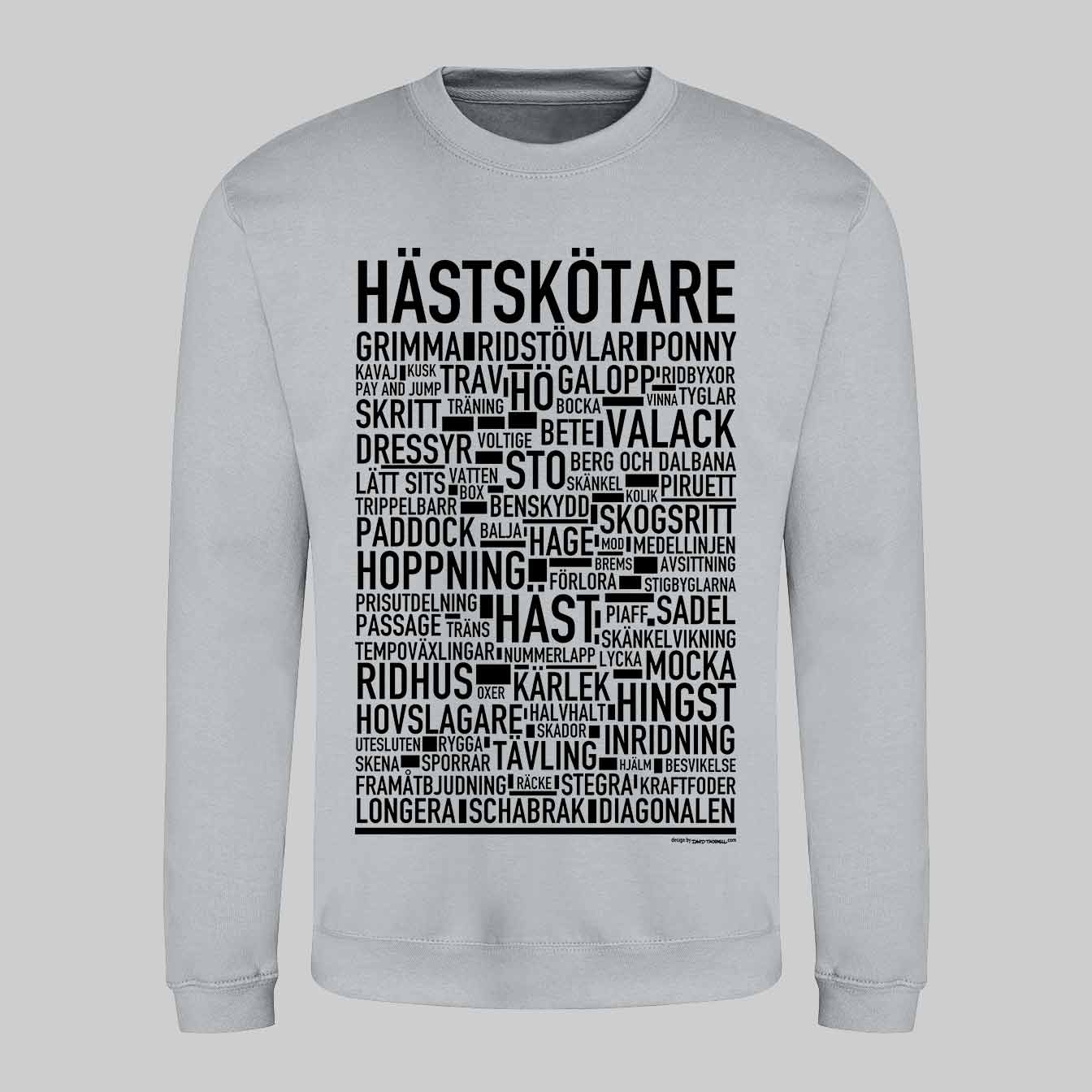 Hästskötare Text Sweatshirt