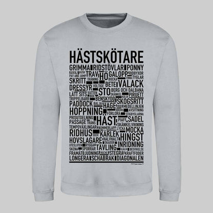 Hästskötare Text Sweatshirt