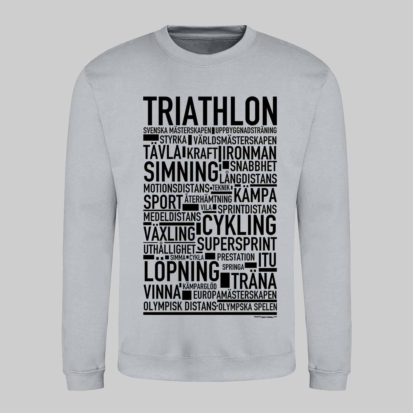 Triathlon Text Sweatshirt
