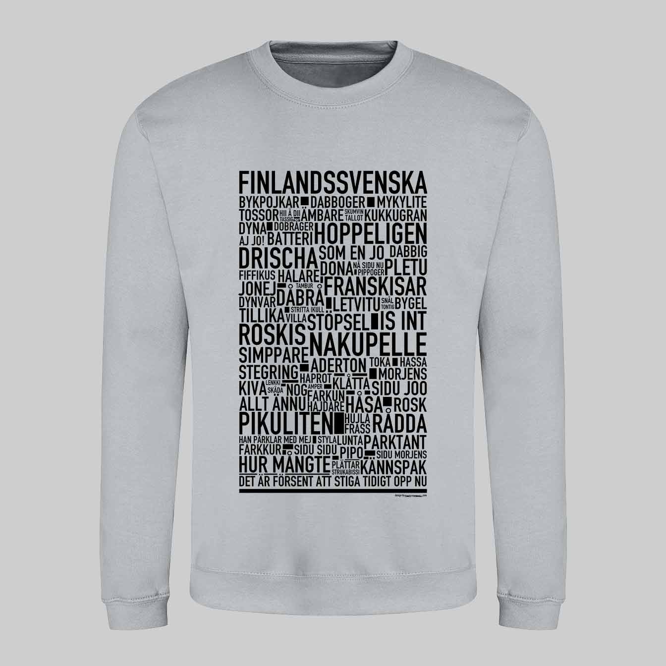 Finlandssvenska V2 Dialekt Text Sweatshirt