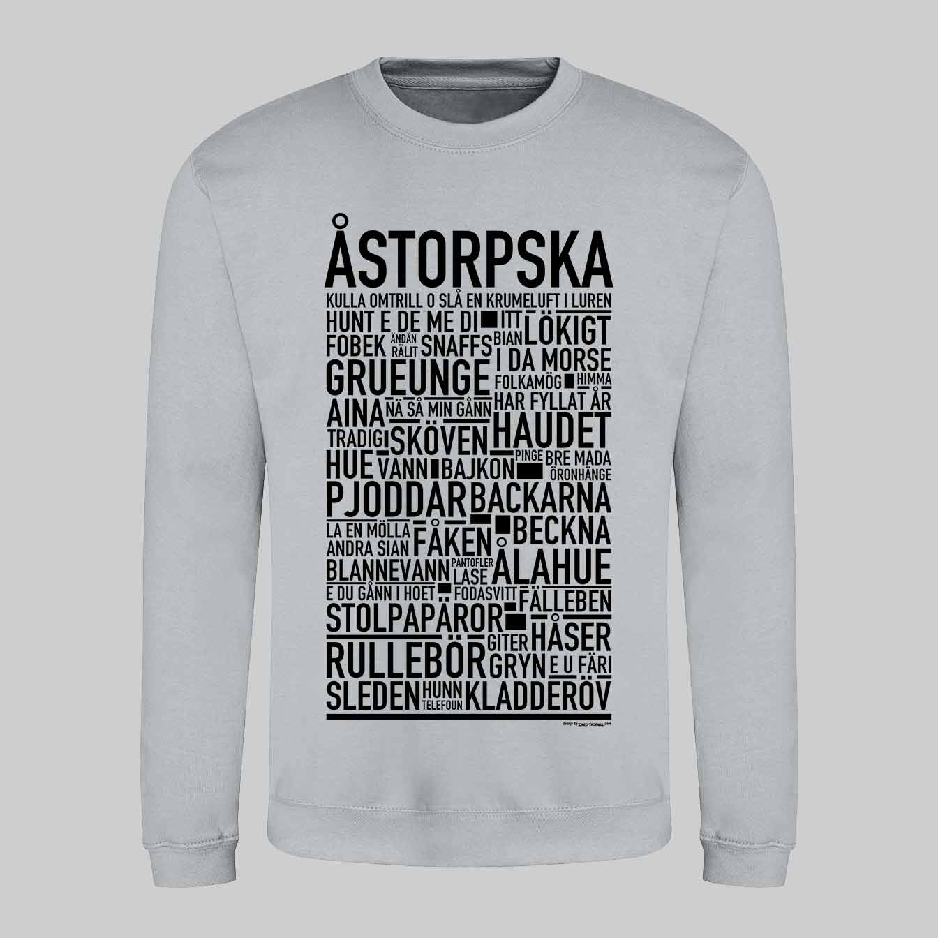 Åstorpska Dialekt Text Sweatshirt