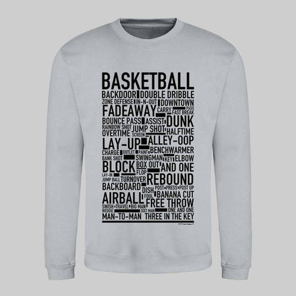 Basketball Text Sweatshirt