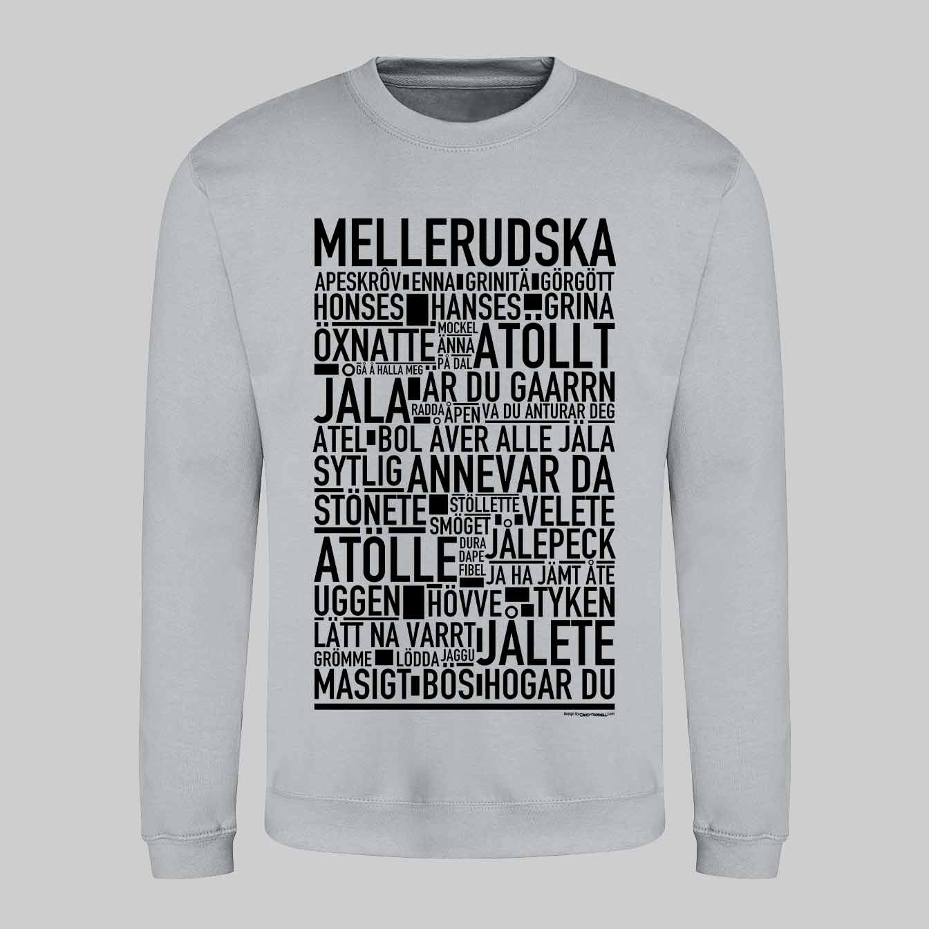 Mellerudska Dialekt Text Sweatshirt
