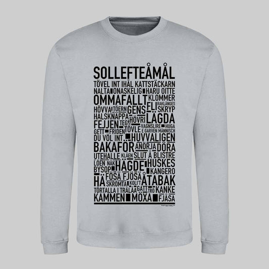 Solleftemål Dialekt Text Sweatshirt