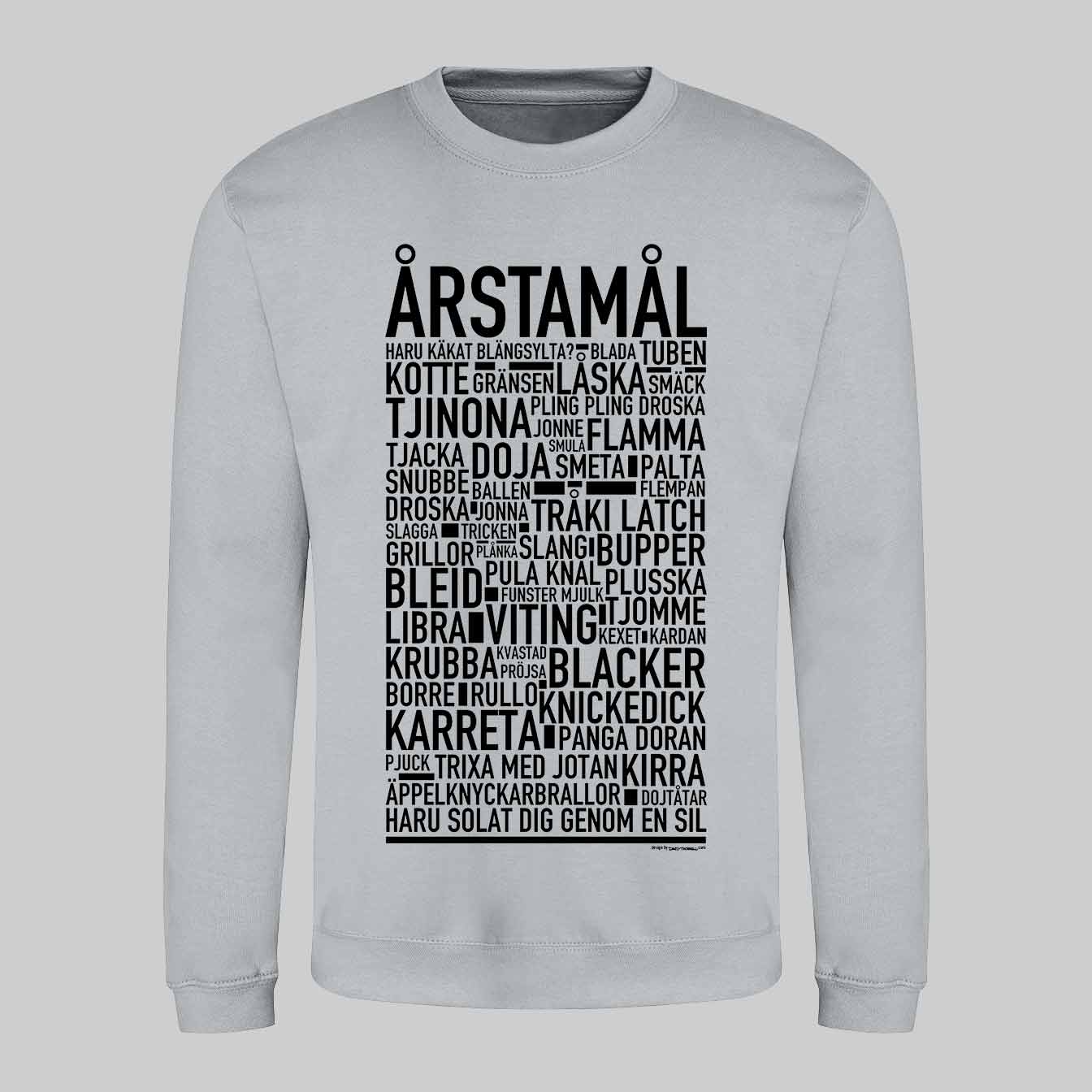 Årstamål Dialekt Text Sweatshirt