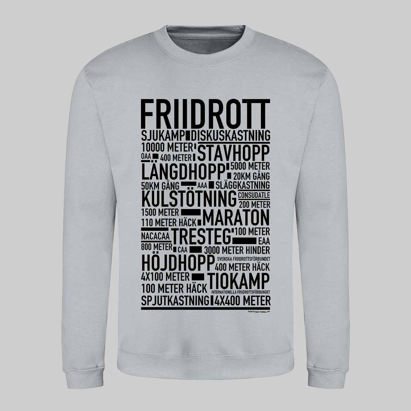 Friidrott Text Sweatshirt