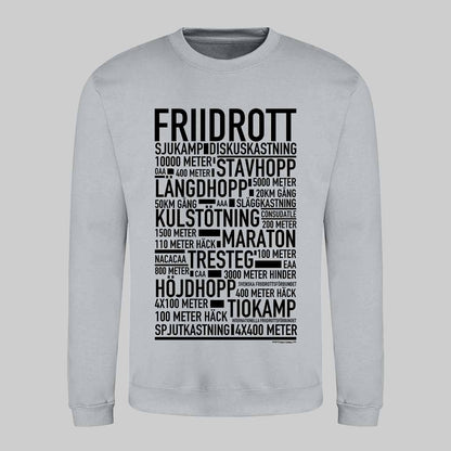 Friidrott Text Sweatshirt
