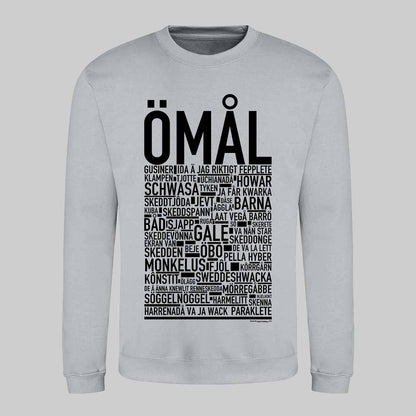 Ömål Dialekt Text Sweatshirt