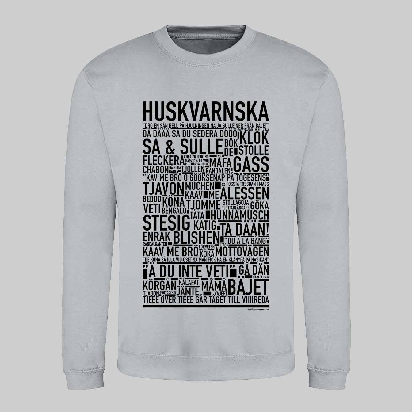 Huskvarnska Dialekt Text Sweatshirt