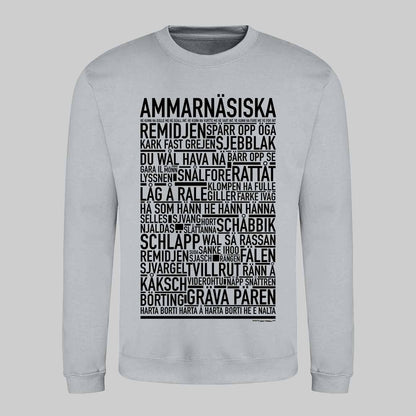 Ammarnäsiska Dialekt Text Sweatshirt
