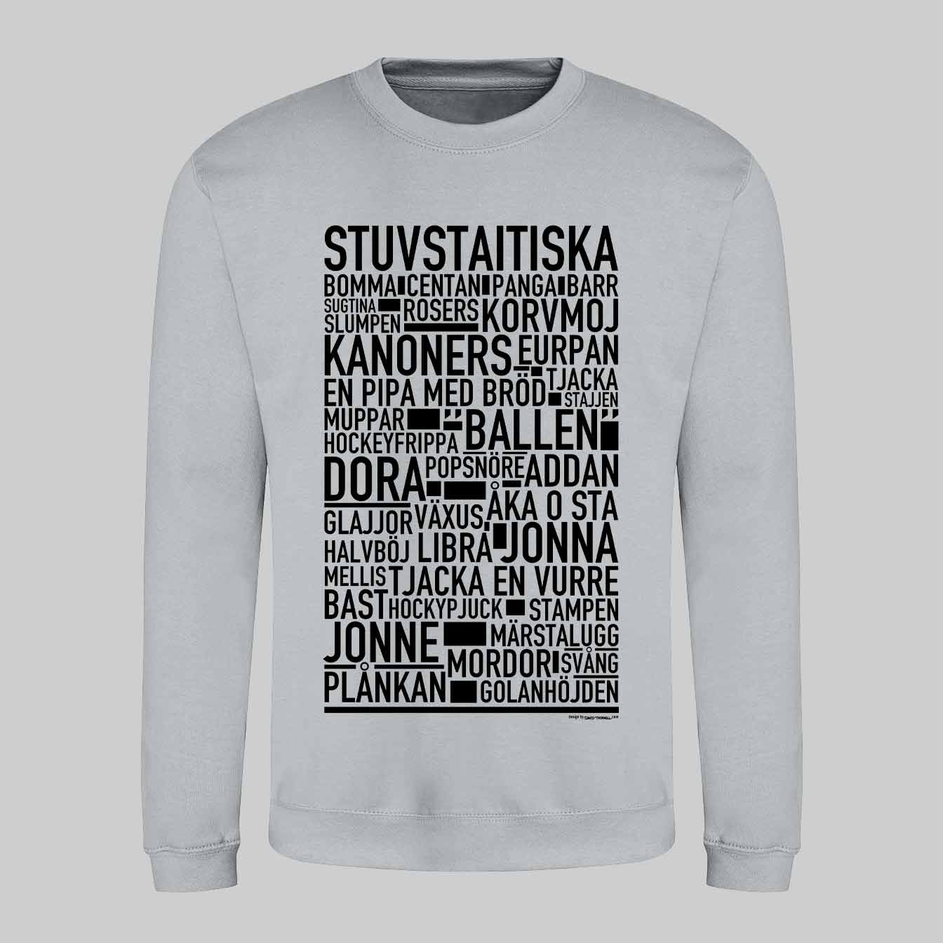 Stuvstaitiska Dialekt Text Sweatshirt
