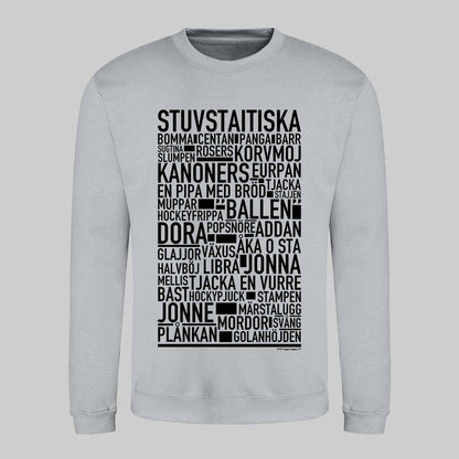 Stuvstaitiska Dialekt Text Sweatshirt