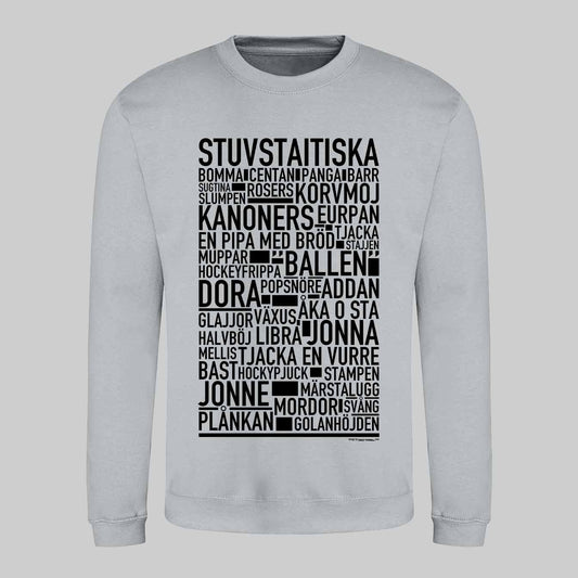 Stuvstaitiska Dialekt Text Sweatshirt
