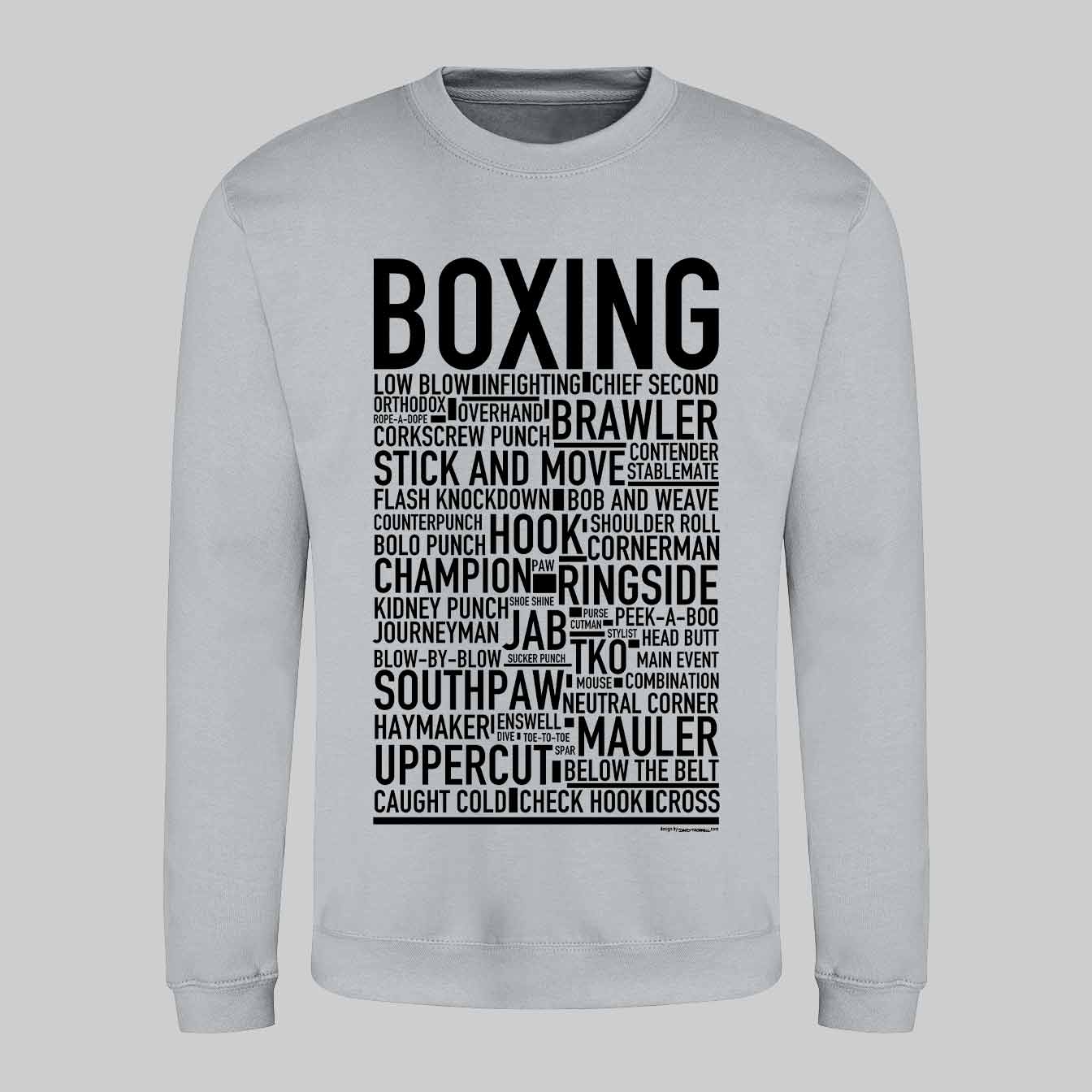 Boxing Text Sweatshirt