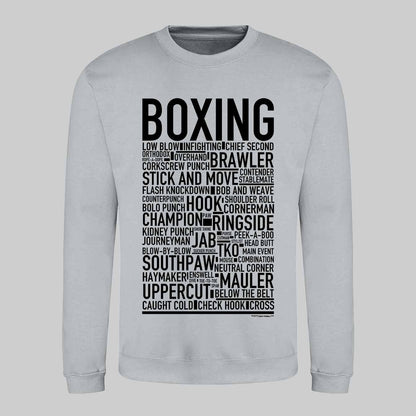 Boxing Text Sweatshirt