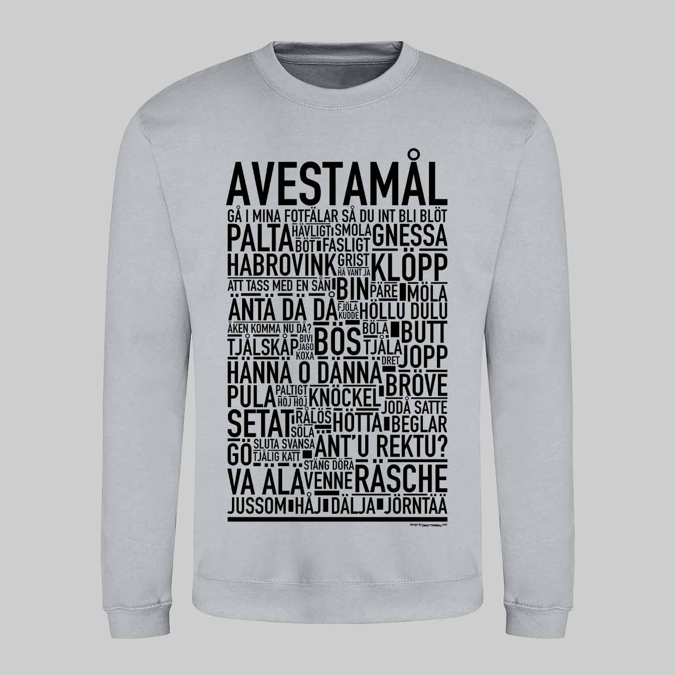 Avestamål Dialekt Text Sweatshirt