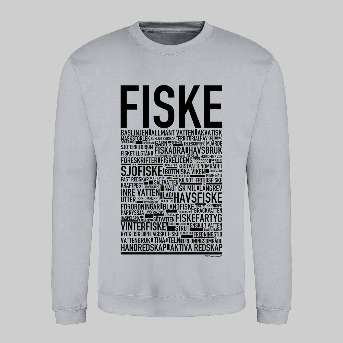 Fiske Text Sweatshirt