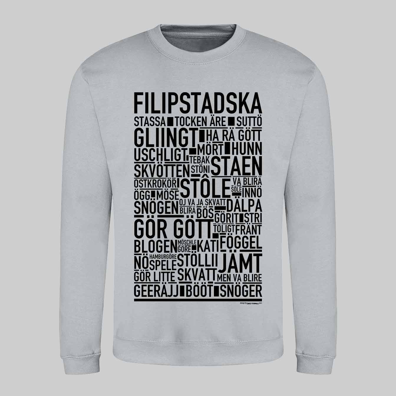 Filipsstadska Dialekt Text Sweatshirt