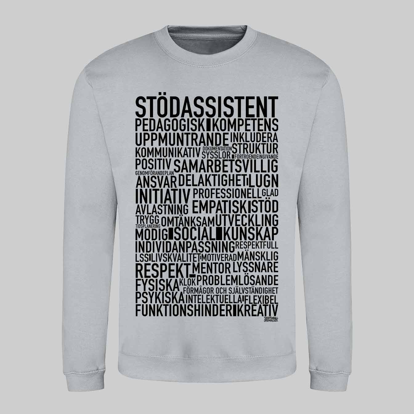 Stödassistent 2025 Text Sweatshirt