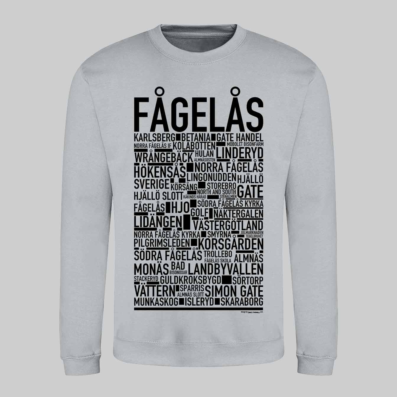 Fågelås Text Sweatshirt