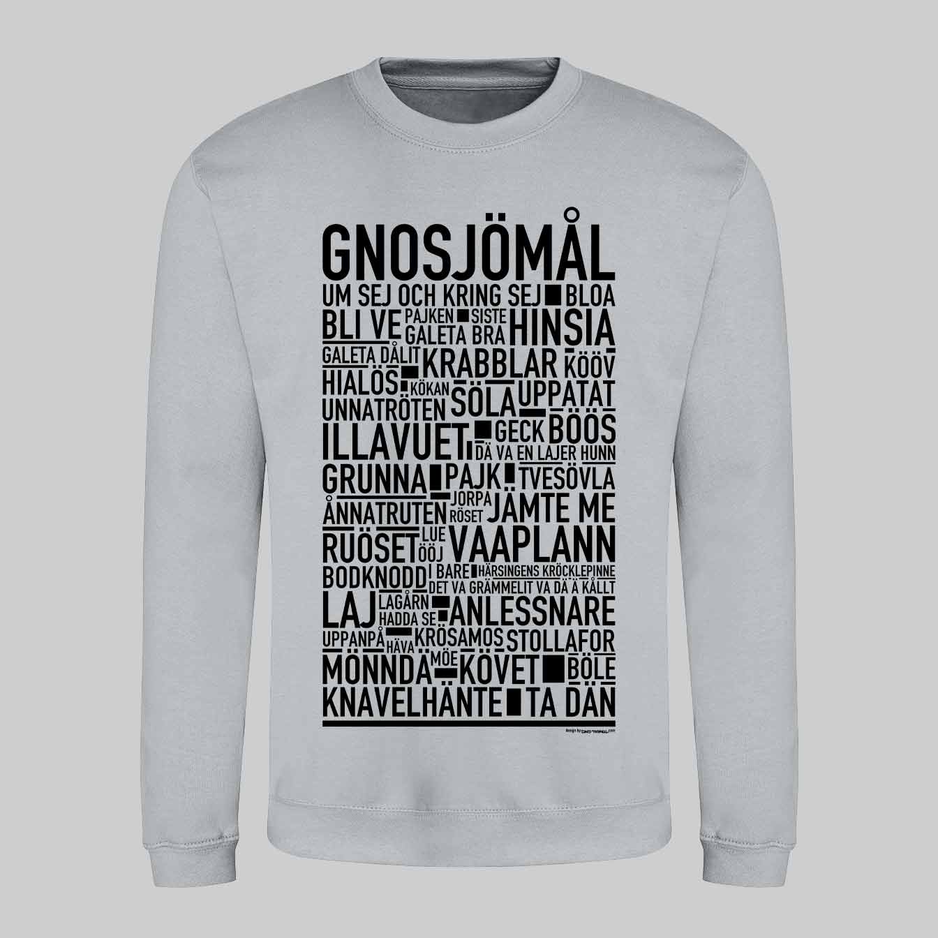 Gnosjömål Dialekt Text Sweatshirt