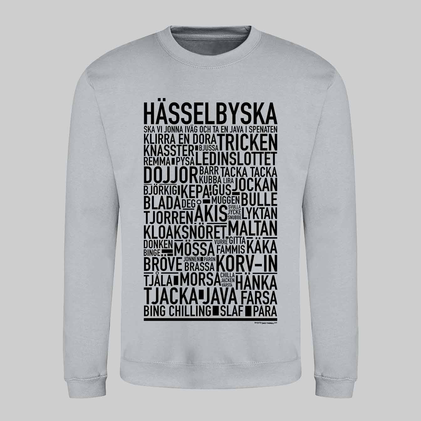 Hässelbyska Dialekt Text Sweatshirt