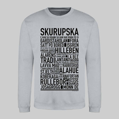 Skurupska Dialekt Text Sweatshirt