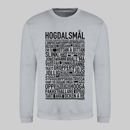 Hogdalsmål Dialekt Text Sweatshirt