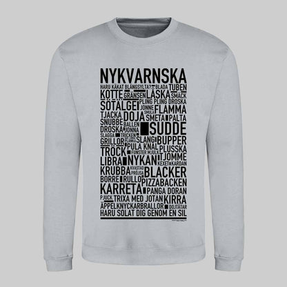 Nykvarnska Dialekt Text Sweatshirt