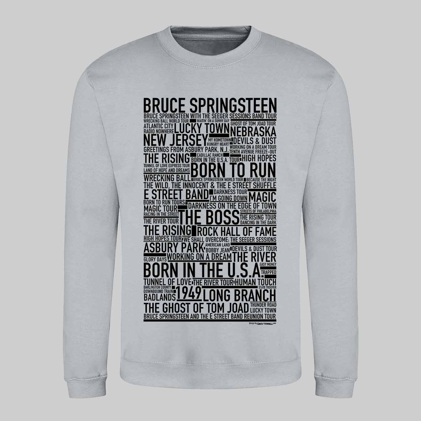 Bruce Springsteen Text Sweatshirt