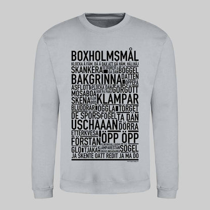 Boxholmsmål Dialekt Text Sweatshirt