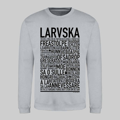 Larvska Dialekt Text Sweatshirt