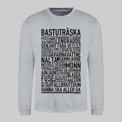 Bastuträska Dialekt Text Sweatshirt