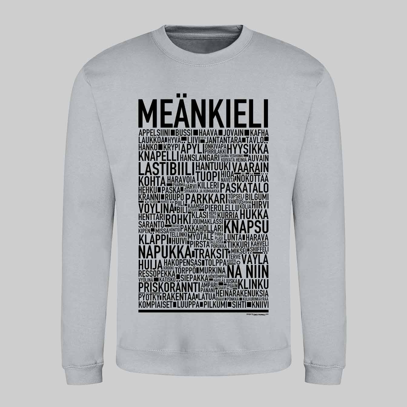 Meänkieli Dialekt Text Sweatshirt