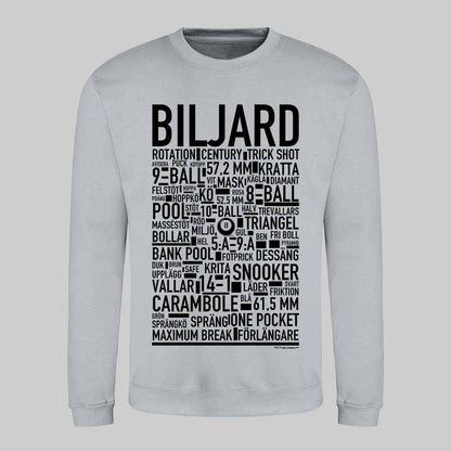 Biljard Text Sweatshirt