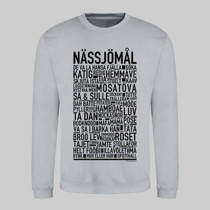 Nässjömål Dialekt Text Sweatshirt