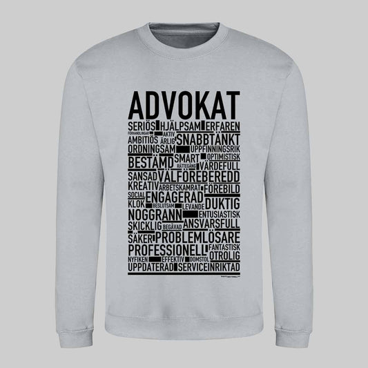 Advokat Text Sweatshirt