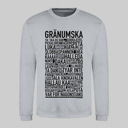Gränumska Dialekt Text Sweatshirt