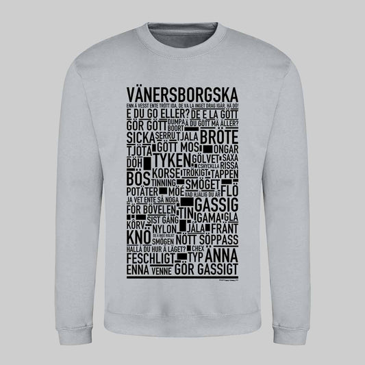Vänersborgska Dialekt Text Sweatshirt