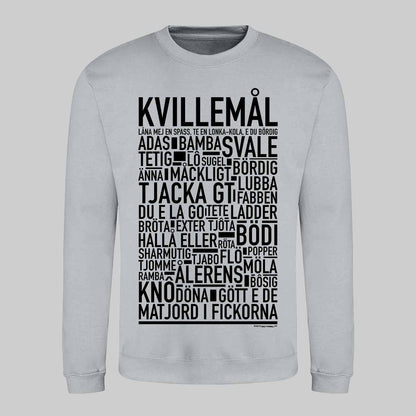 Kvillemål Dialekt Text Sweatshirt