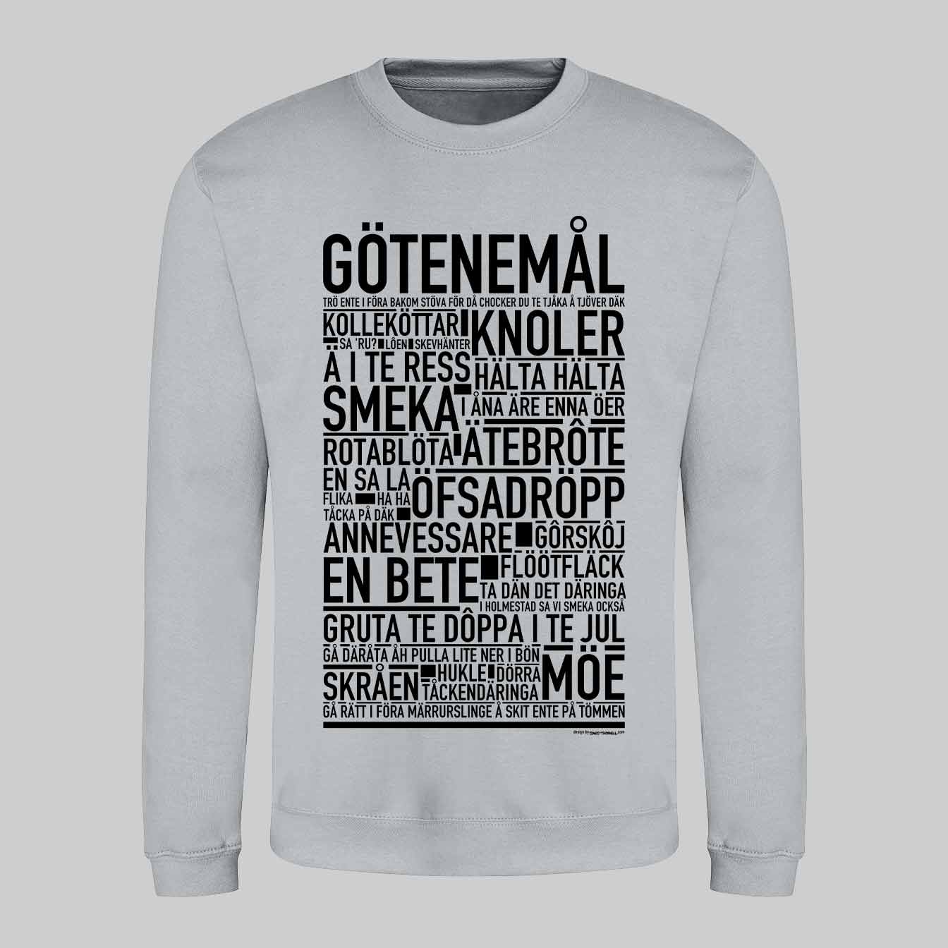 Götenemål Dialekt Text Sweatshirt