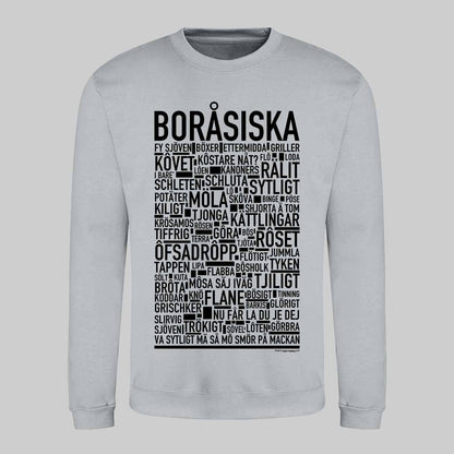 Boråsiska Dialekt Text Sweatshirt