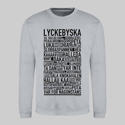 Lyckebyska Dialekt Text Sweatshirt