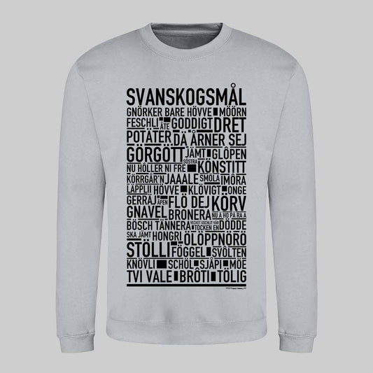 Svanskogsmål Dialekt Text Sweatshirt
