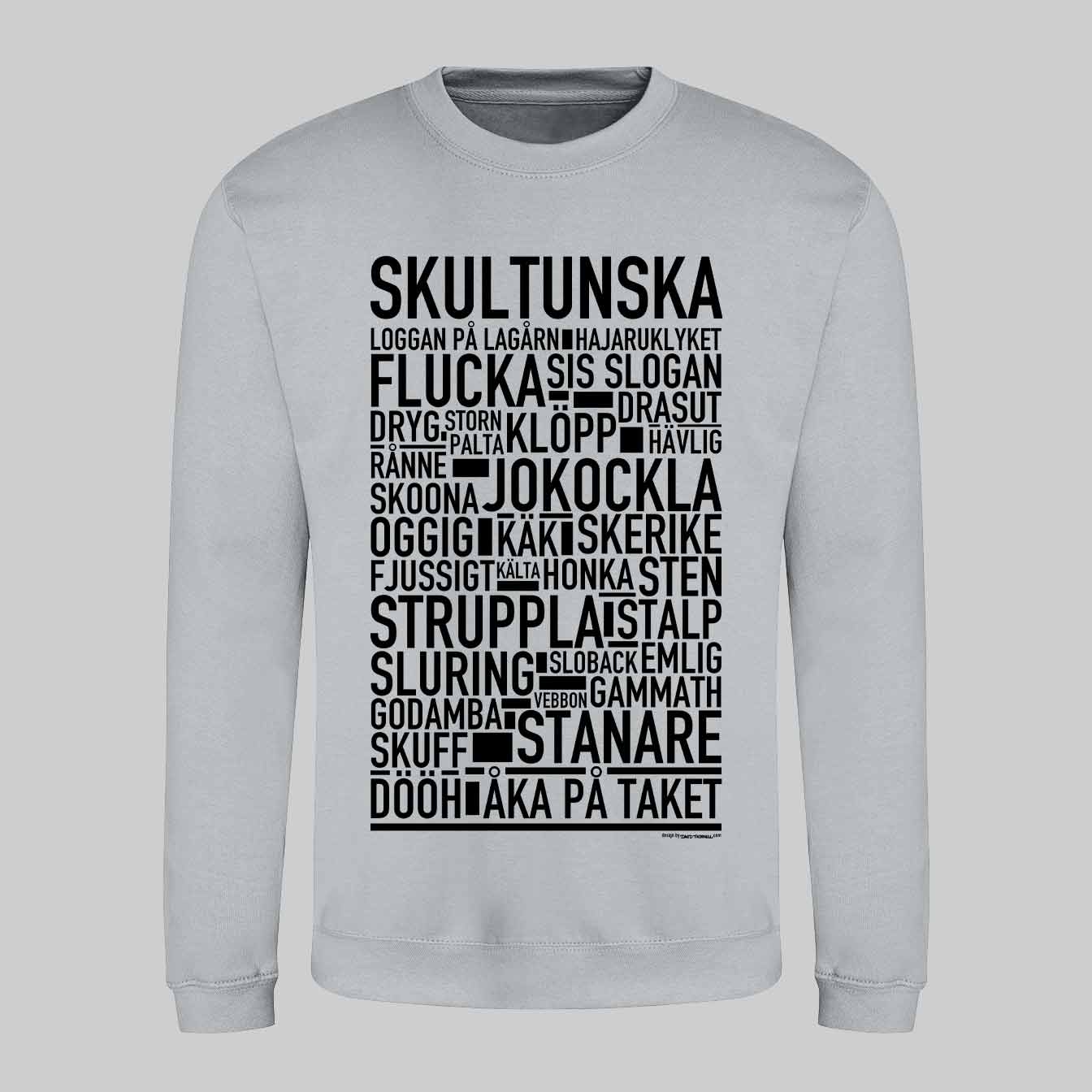 Skultunska Dialekt Text Sweatshirt
