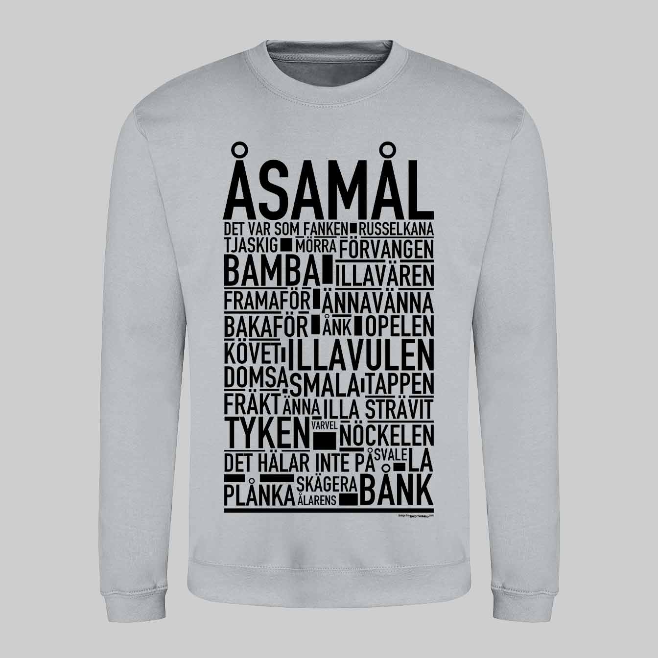 Åsamål Dialekt Text Sweatshirt