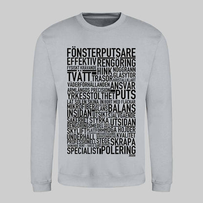 Fönsterputsare Text Sweatshirt