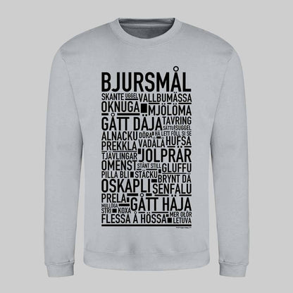 Bjursmål Dialekt Text Sweatshirt
