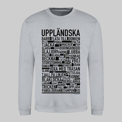 Uppländska Dialekt Text Sweatshirt